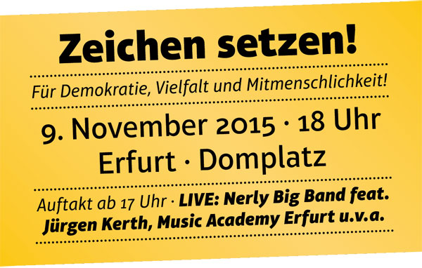 Mitmenschlich Veranstaltung 9.11